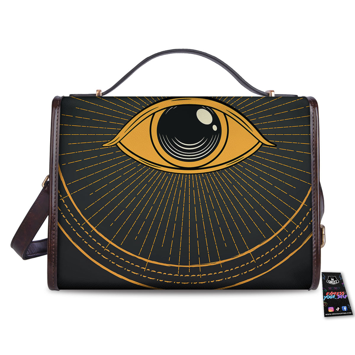 Eye Of Providence Illuminati Print Women's Satchel Bag