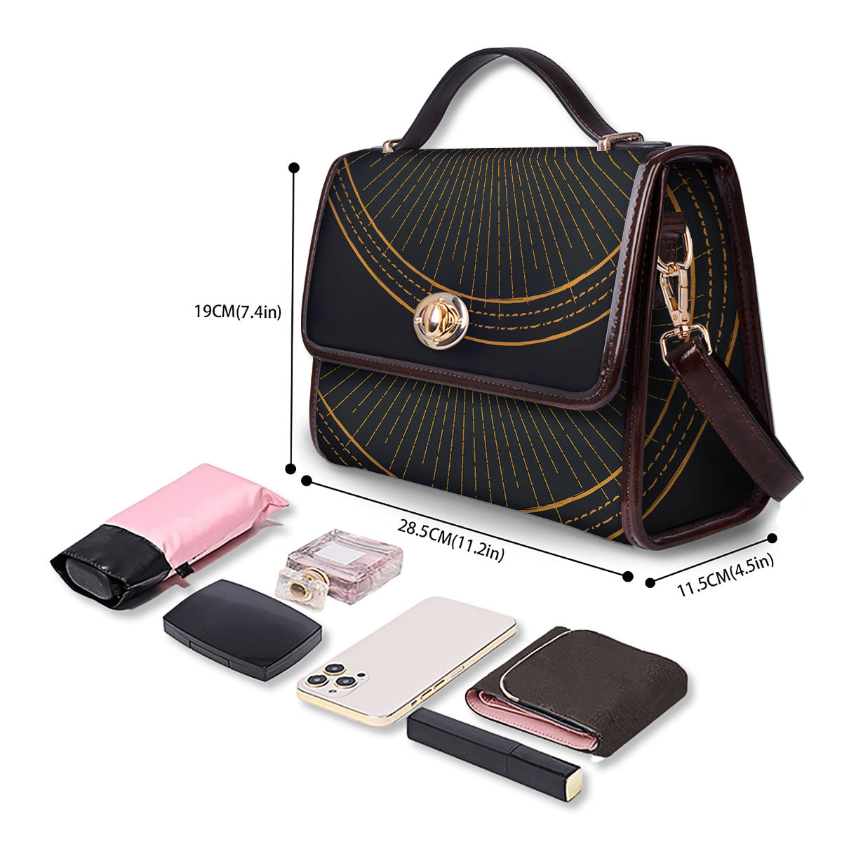 Eye Of Providence Illuminati Print Women's Satchel Bag
