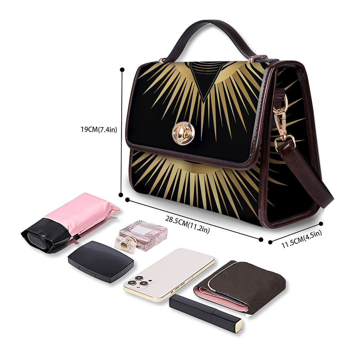 Eye Of Providence Symbol Illuminati Print Women's Satchel Bag