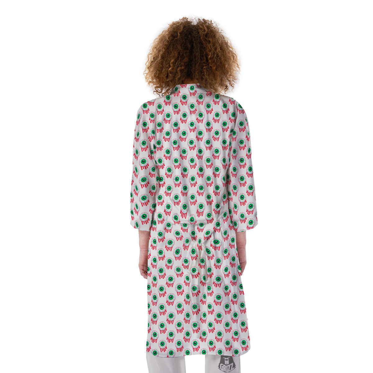 Eyeball Bloody Print Pattern Kimono-grizzshop