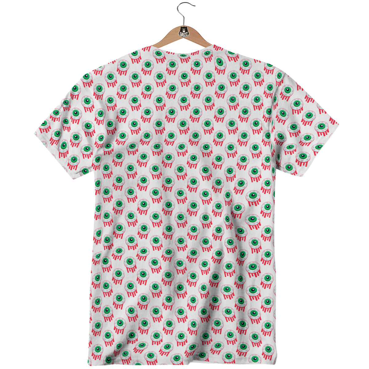 Eyeball Bloody Print Pattern T-Shirt-grizzshop