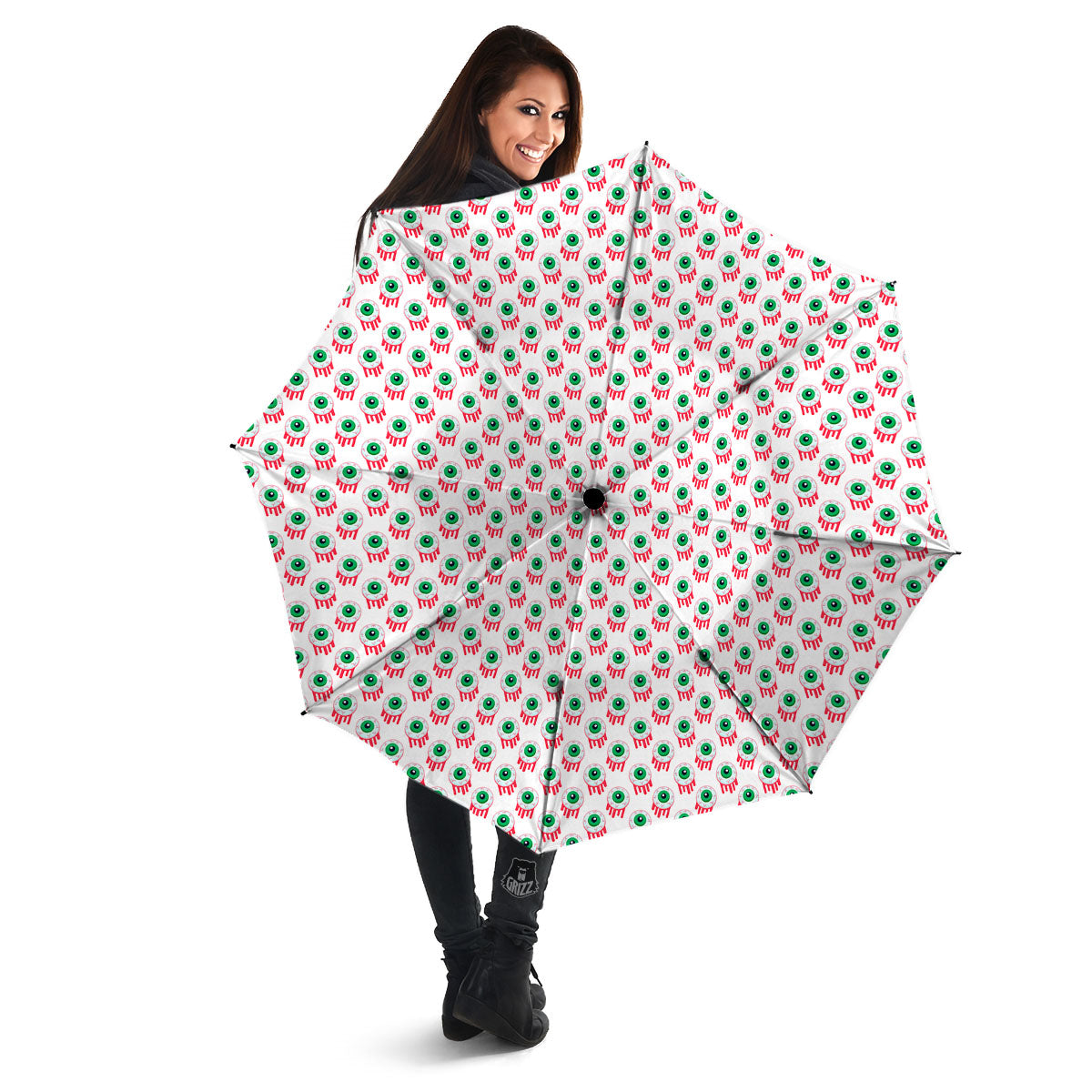 Eyeball Bloody Print Pattern Umbrella-grizzshop