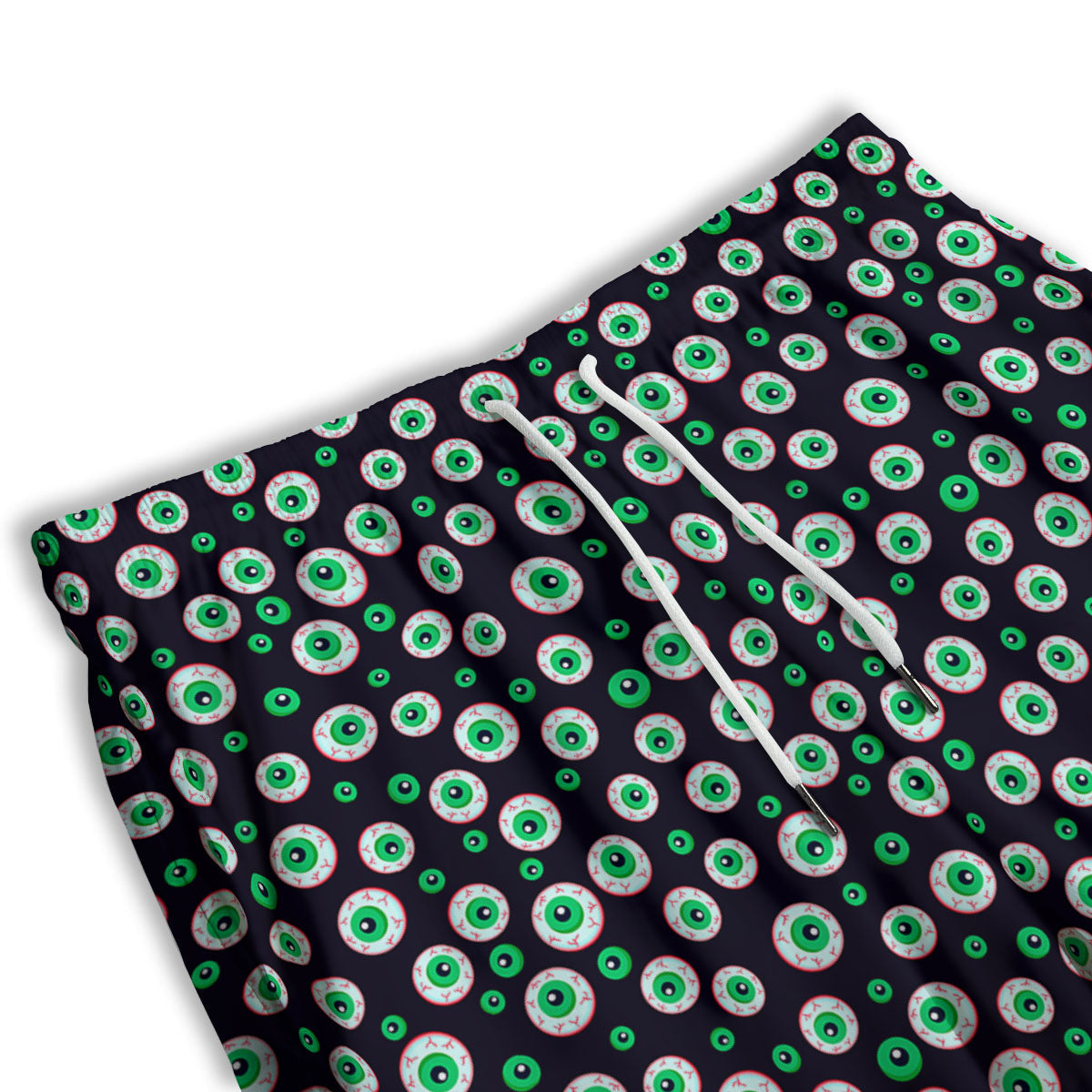Eyeball Creepy Print Pattern Men's Athletic Shorts