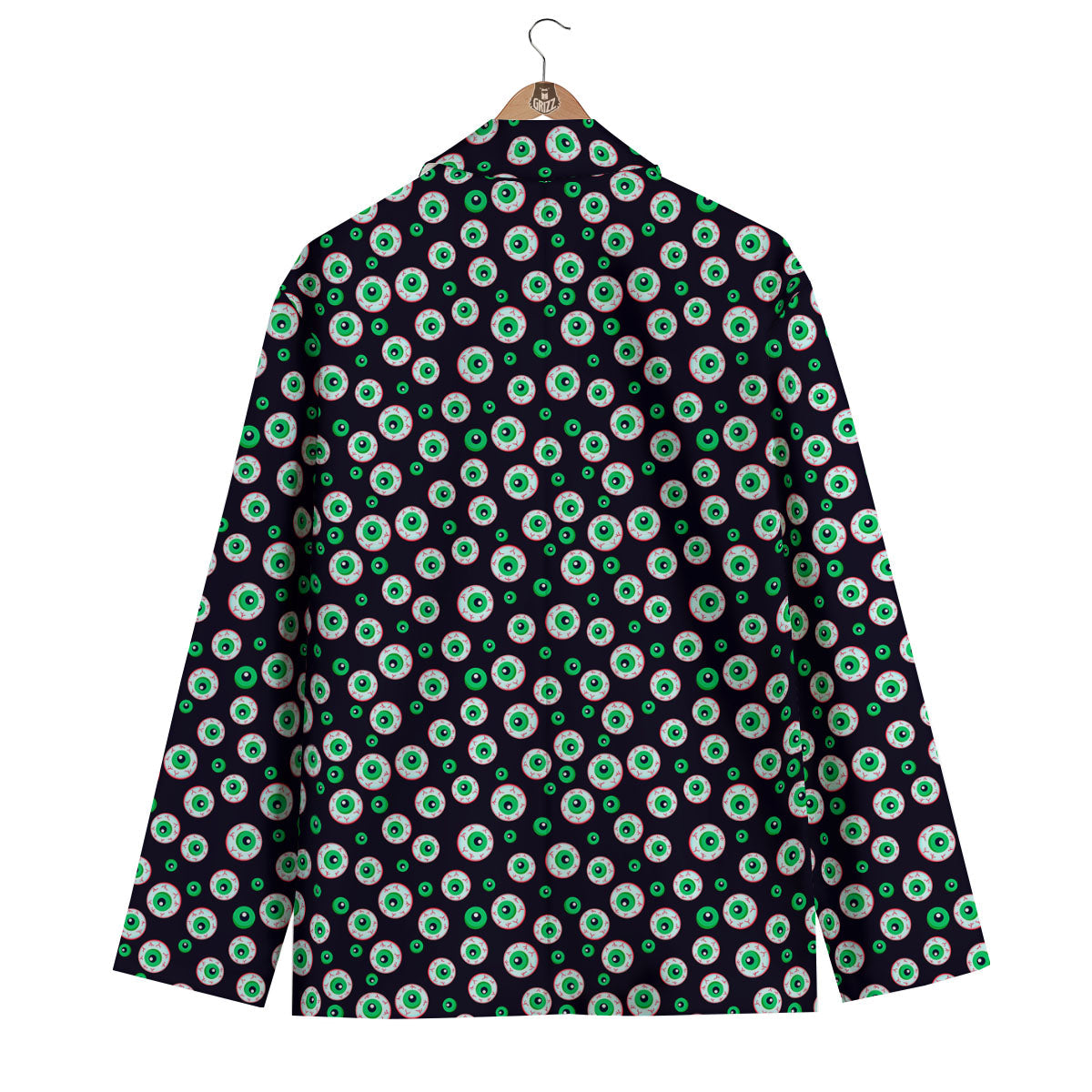 Eyeball Creepy Print Pattern Men's Blazer-grizzshop