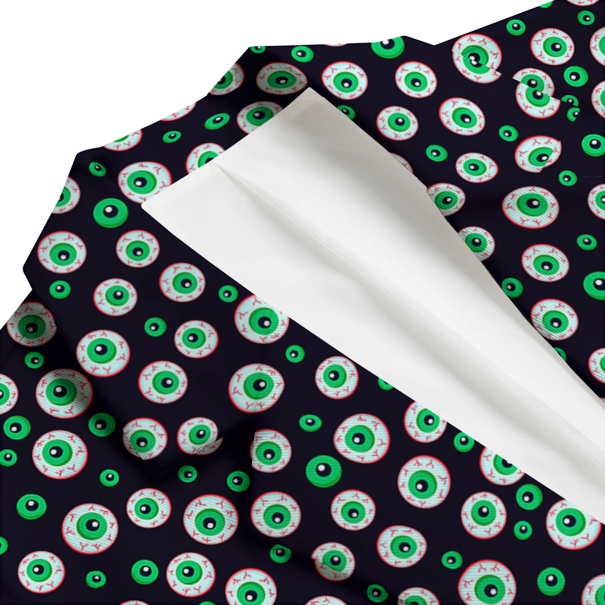 Eyeball Creepy Print Pattern Men's Blazer-grizzshop