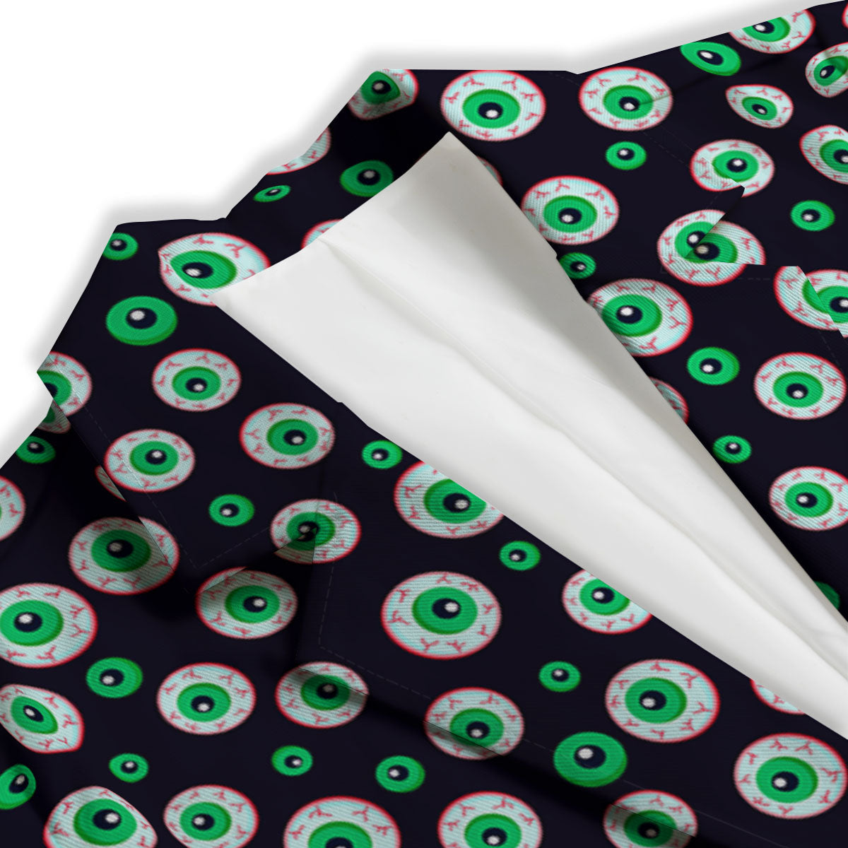 Eyeball Creepy Print Pattern Women's Blazer-grizzshop