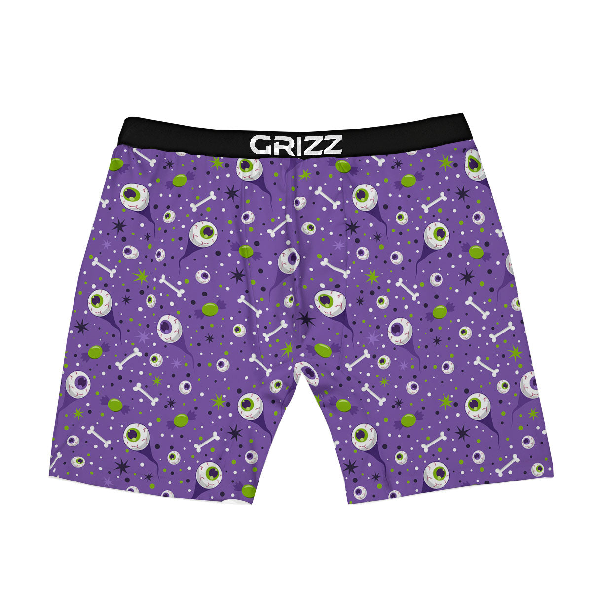 Eyeball Halloween Print Pattern Boxer Briefs-grizzshop