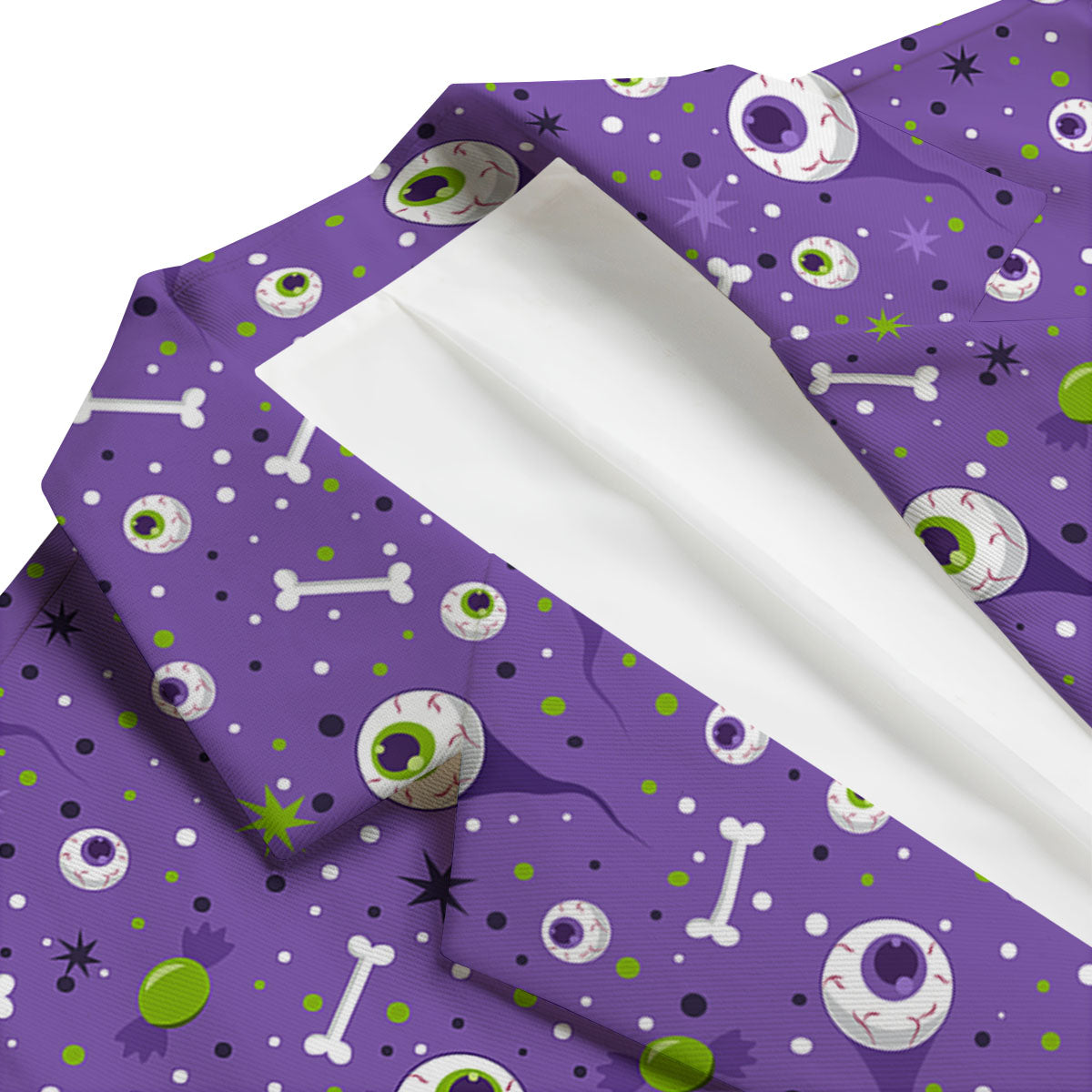 Eyeball Halloween Print Pattern Men's Blazer-grizzshop