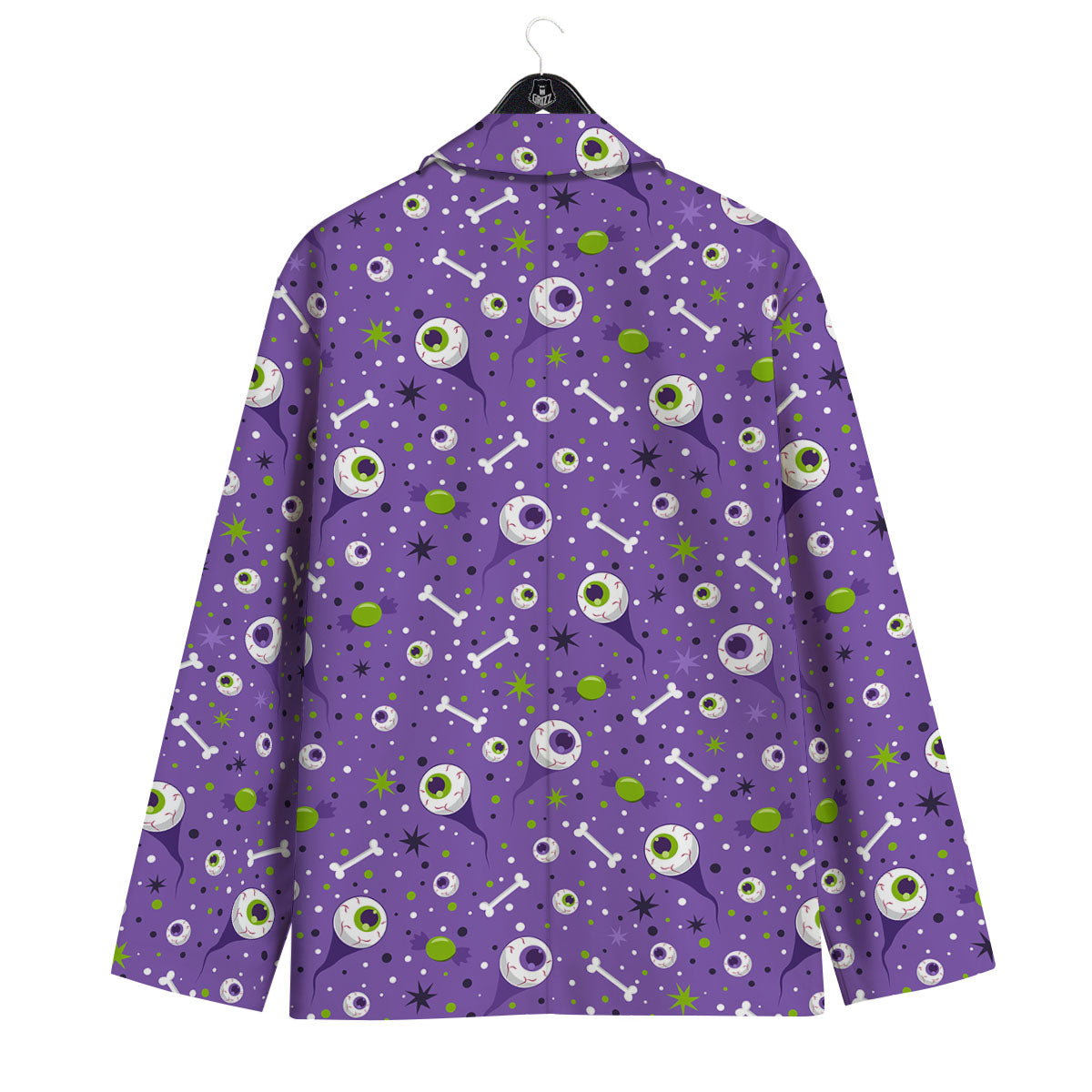 Eyeball Halloween Print Pattern Men's Sport Coat-grizzshop