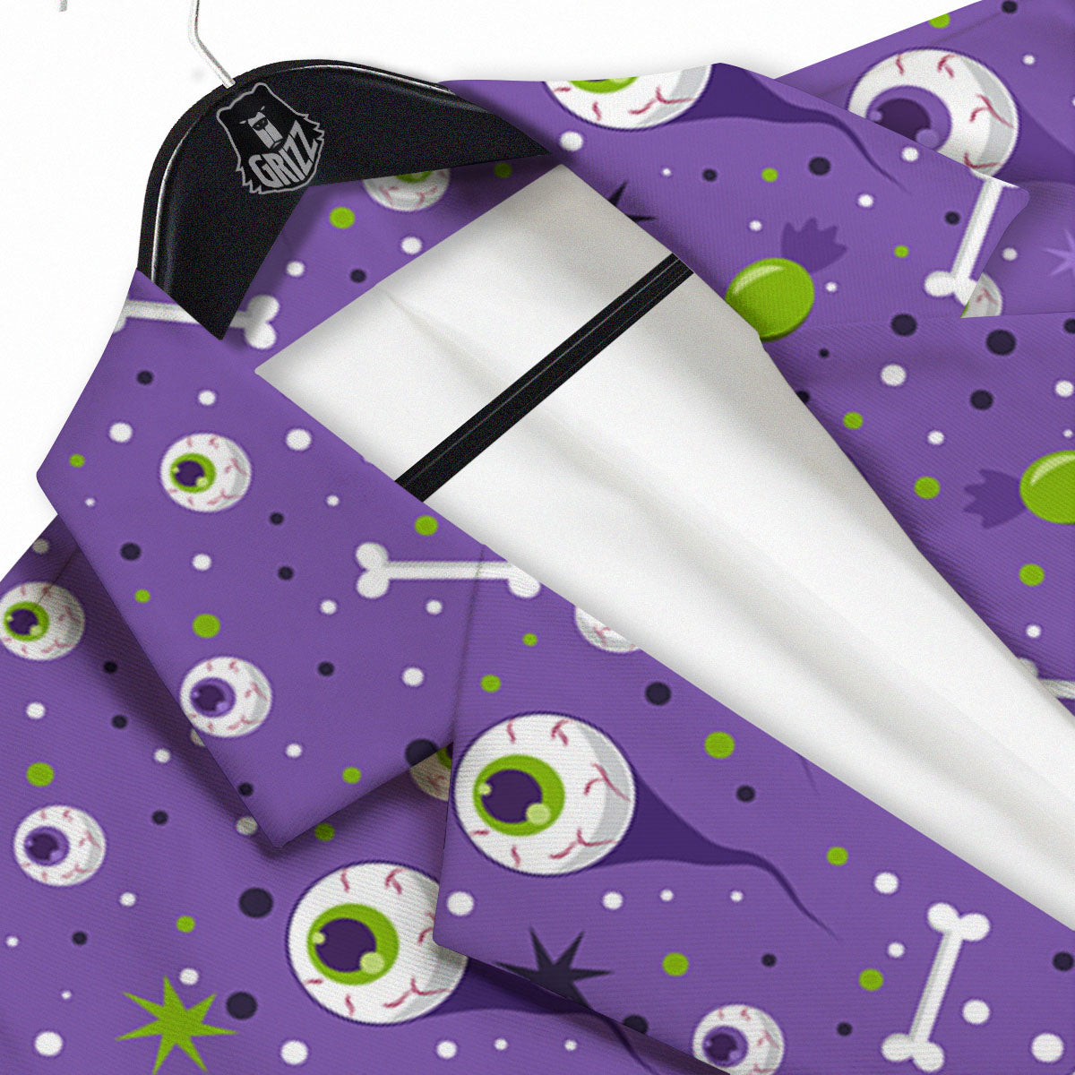 Eyeball Halloween Print Pattern Men's Sport Coat-grizzshop