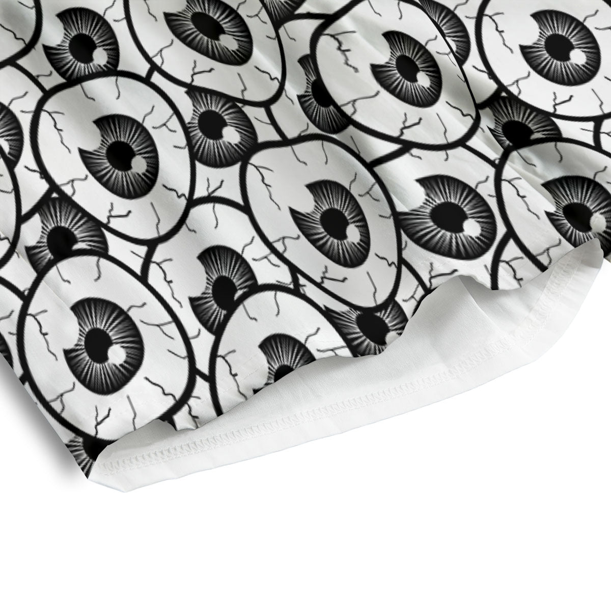 Eyeball Print Pattern Men's Athletic Shorts