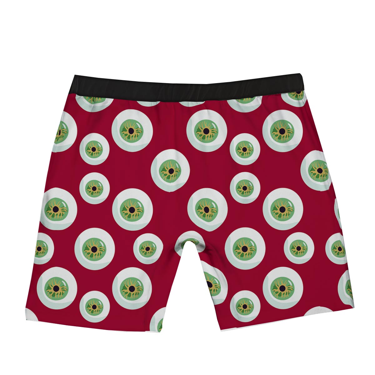 Eyeball Scary Red Print Pattern Boxer Briefs-grizzshop