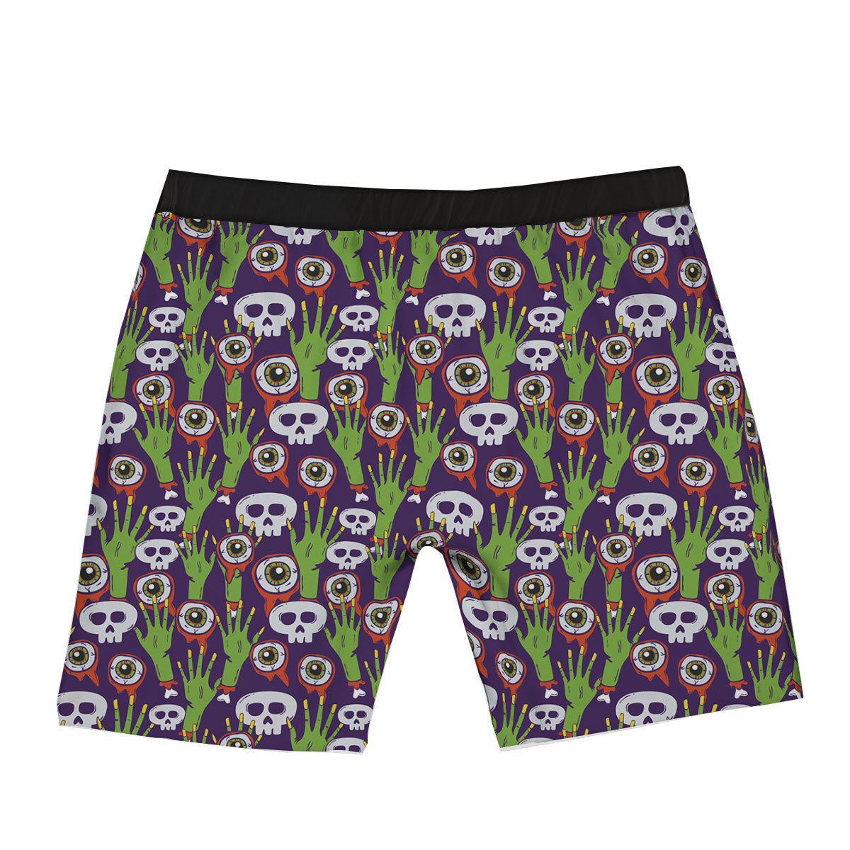 Eyeball Zombie Print Pattern Boxer Briefs-grizzshop