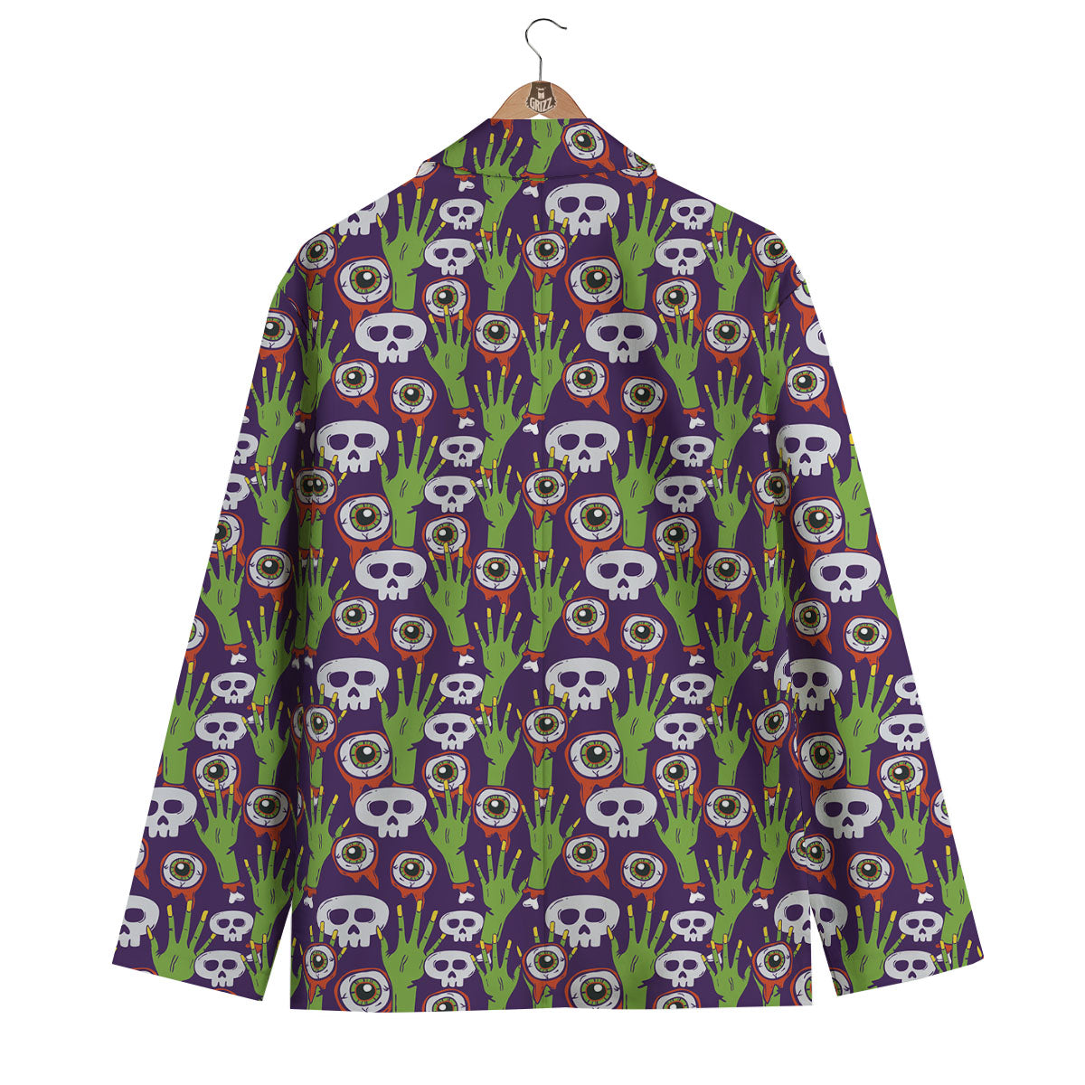 Eyeball Zombie Print Pattern Men's Blazer-grizzshop