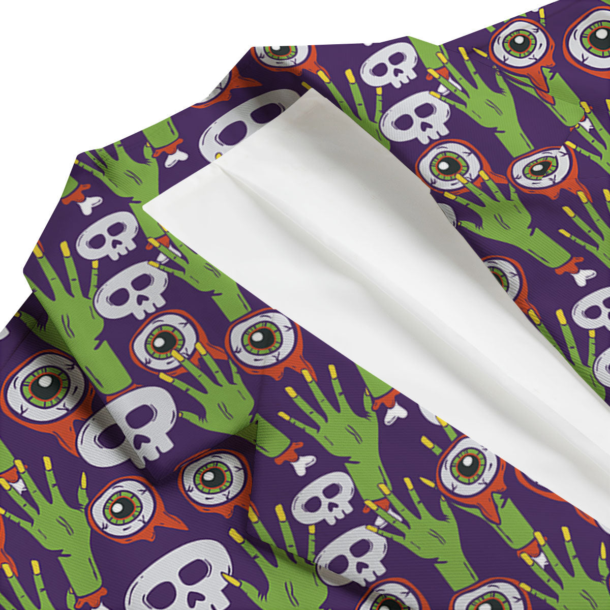 Eyeball Zombie Print Pattern Men's Blazer-grizzshop