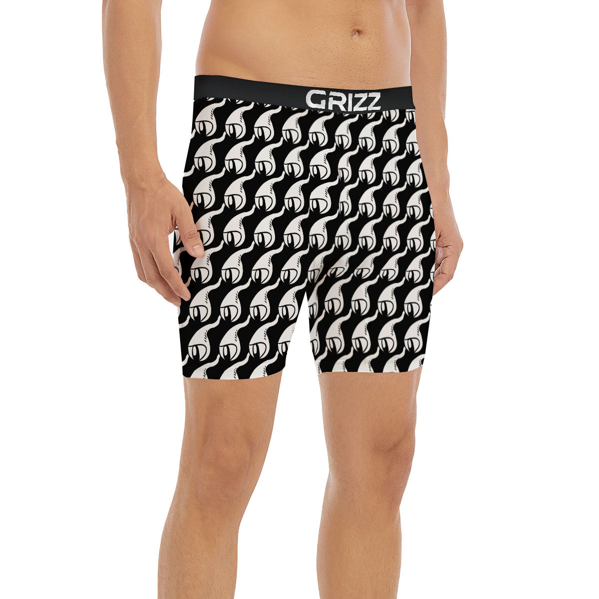 Eyes Monster Print Pattern Boxer Briefs-grizzshop