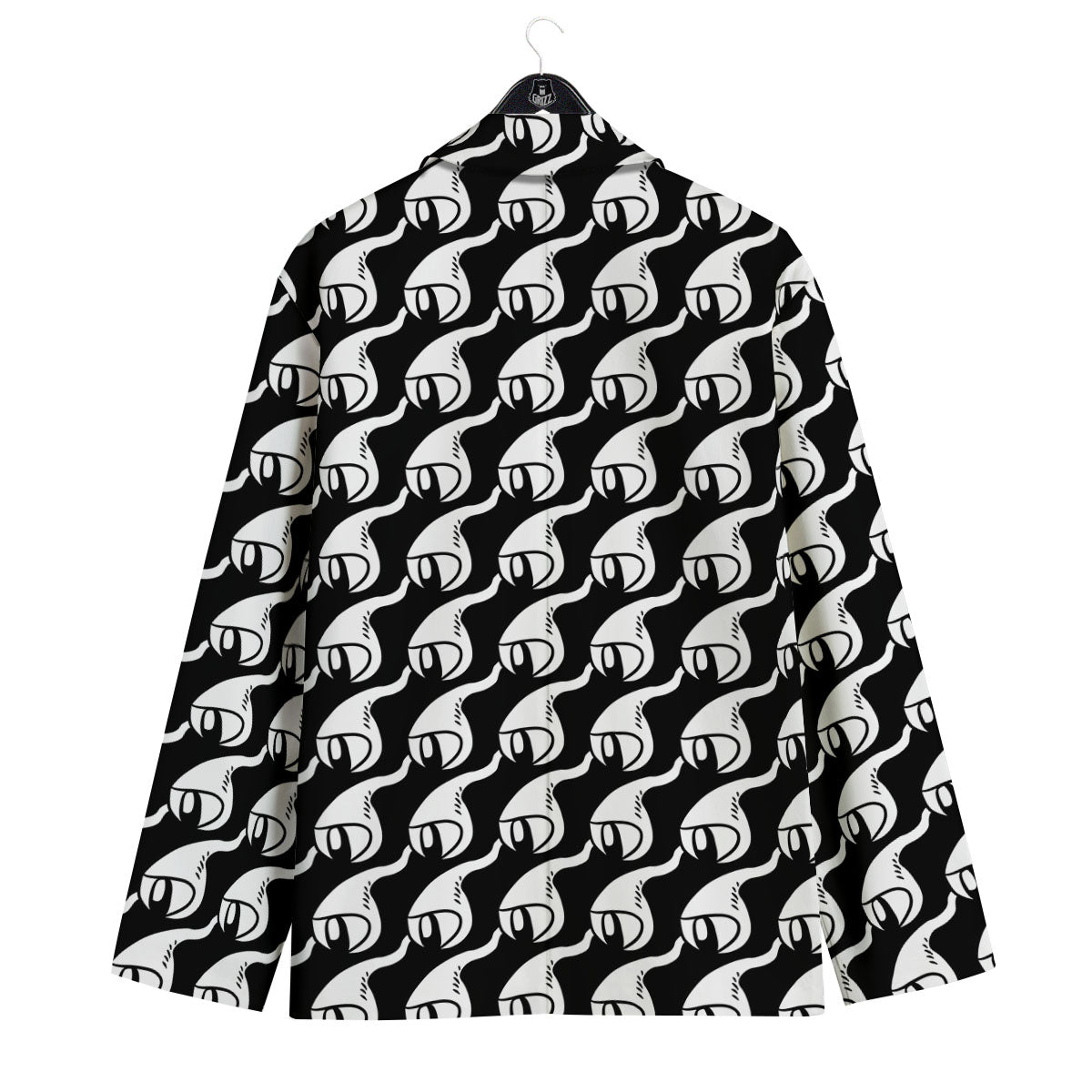 Eyes Monster Print Pattern Men's Sport Coat-grizzshop