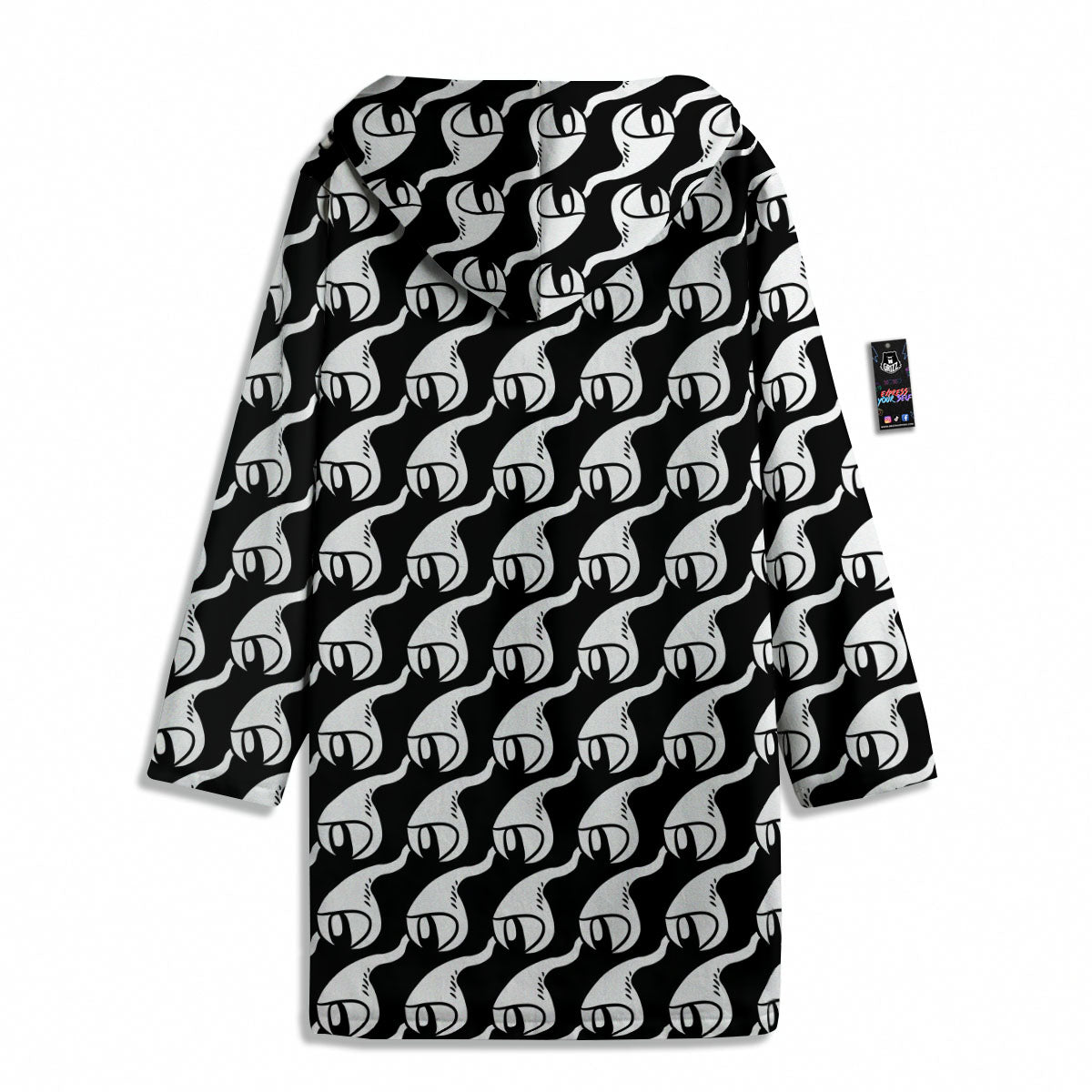 Eyes Monster Print Pattern Men's Windbreaker Jacket-grizzshop