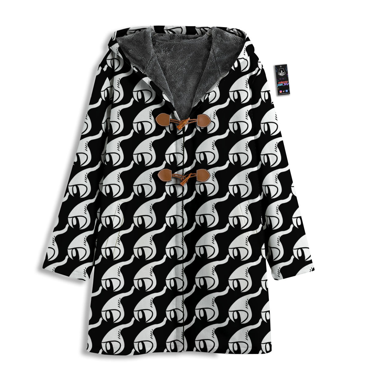 Eyes Monster Print Pattern Men's Windbreaker Jacket-grizzshop