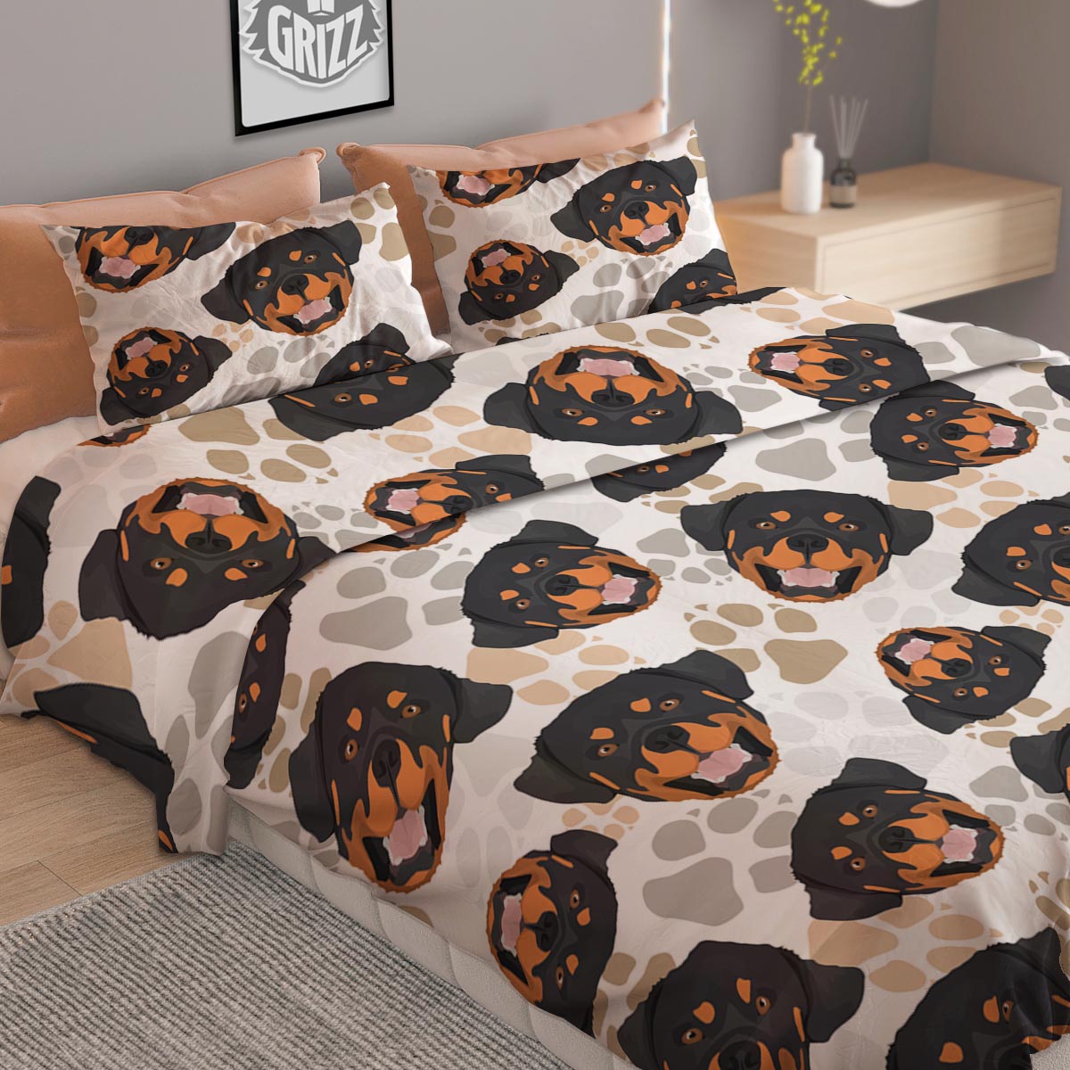 Elephant Indian Vintage Print Pattern Duvet Cover Bedding Set