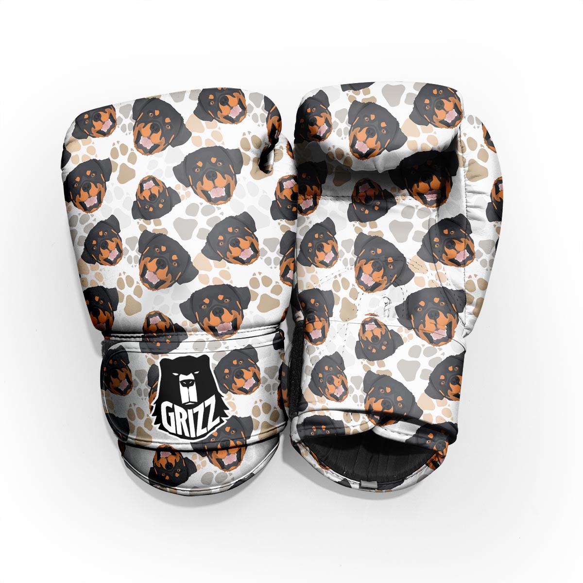 Face Rottweiler Print Pattern Pro Boxing Glove