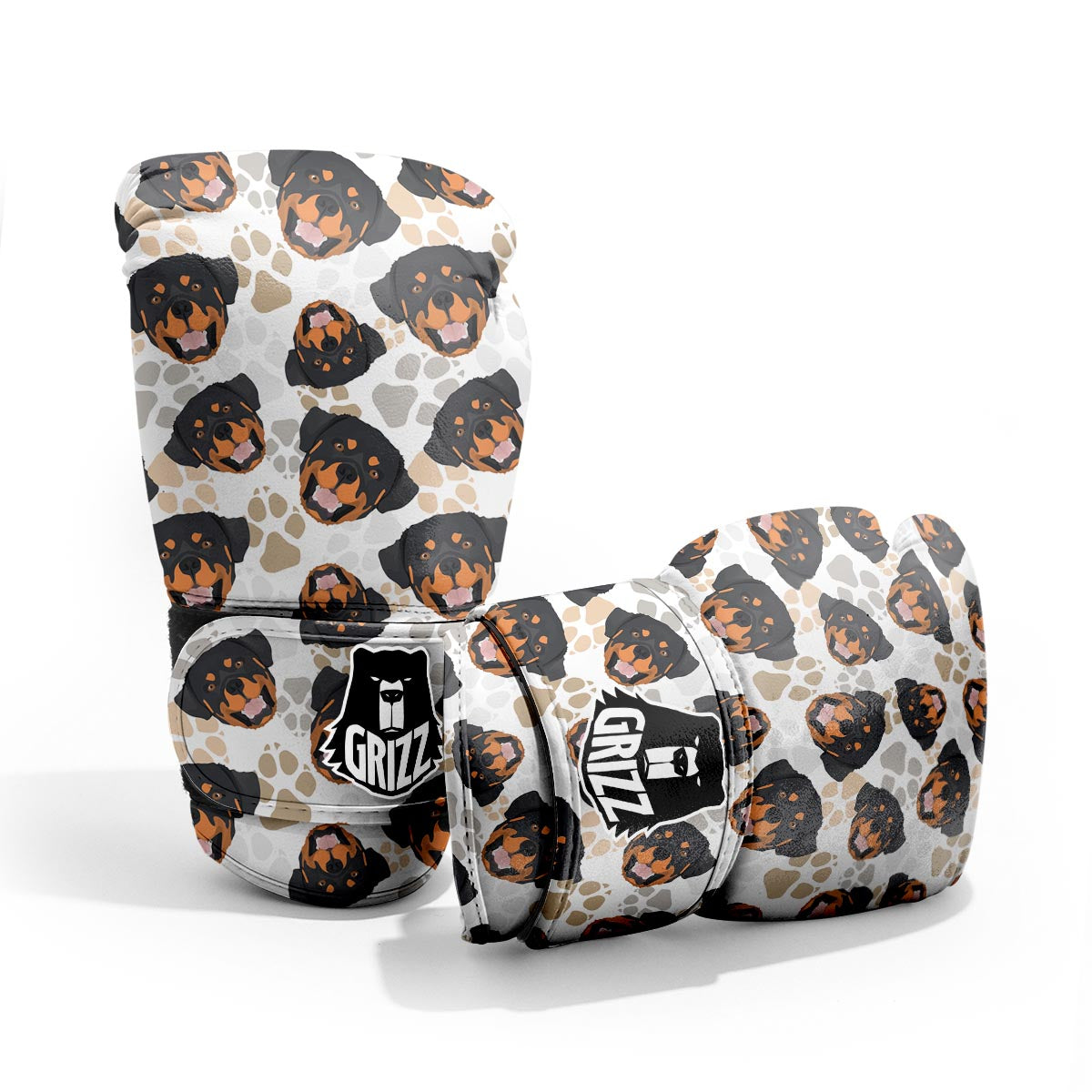 Face Rottweiler Print Pattern Pro Boxing Glove