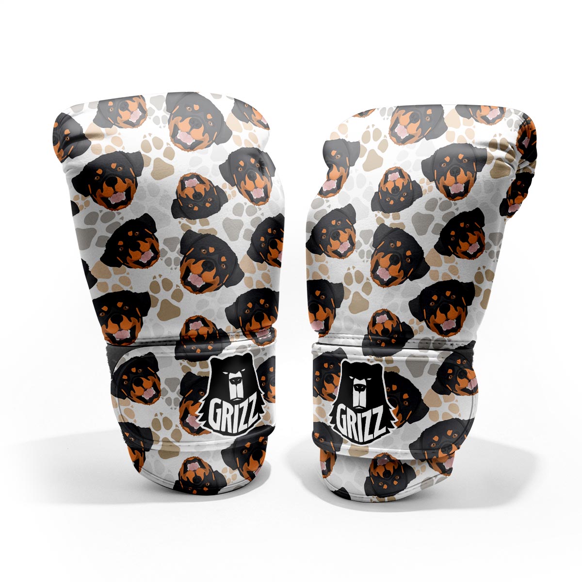 Face Rottweiler Print Pattern Pro Boxing Glove
