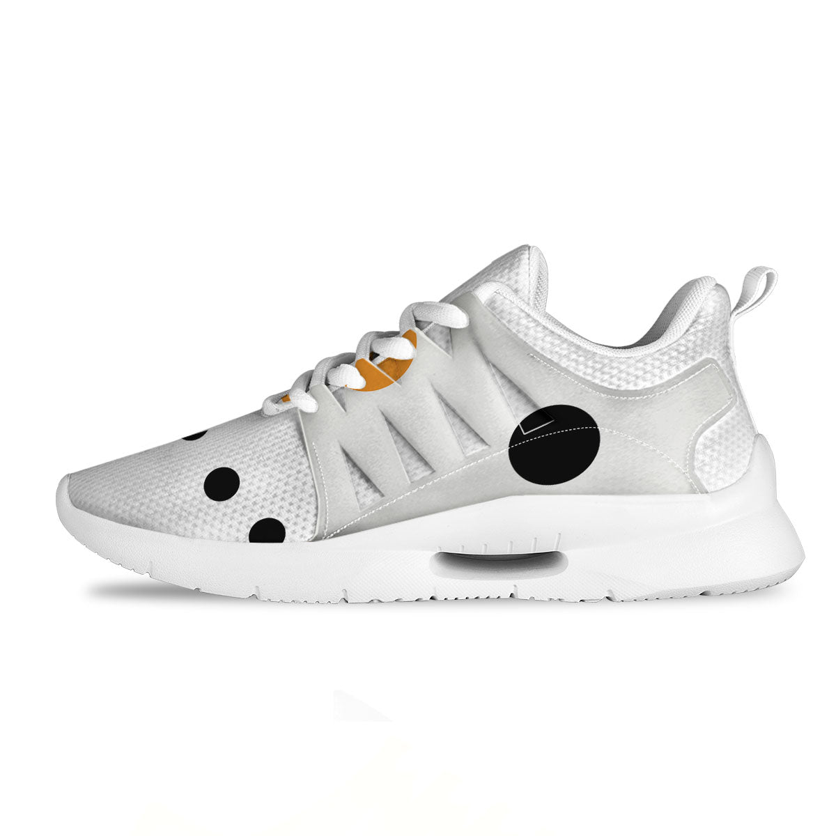 Face Snowman Print Tennis Shoes-grizzshop