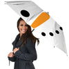 Face Snowman Print Umbrella-grizzshop