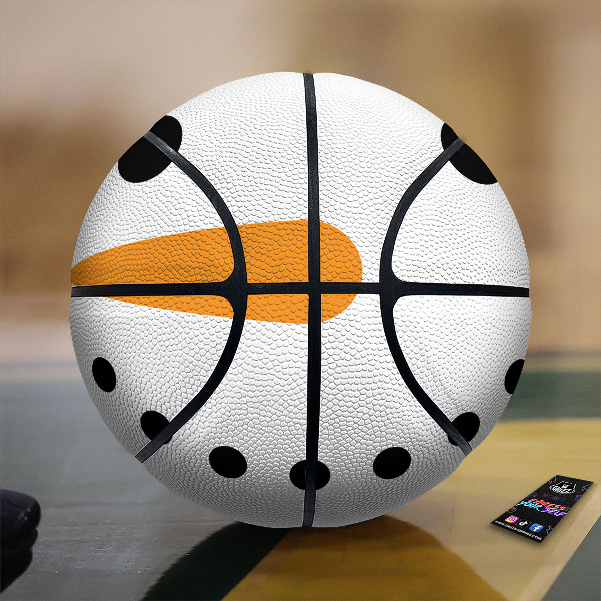 Eruption Volcano Print Basketball