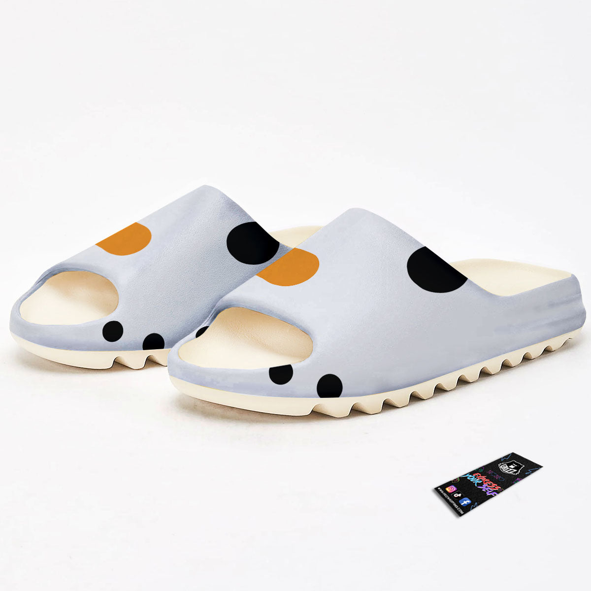 Face Snowman Print Sandals-grizzshop