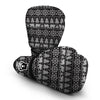 Fairisle Polar Bear Christmas Pattern Print Boxing Gloves-grizzshop