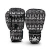 Fairisle Polar Bear Christmas Pattern Print Boxing Gloves-grizzshop