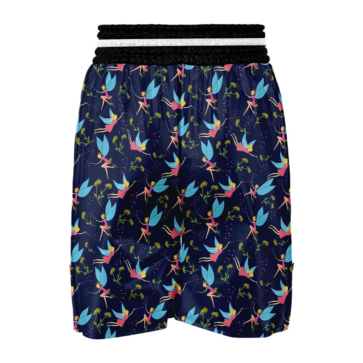 Fairy Pattern Print Boxing Shorts-grizzshop