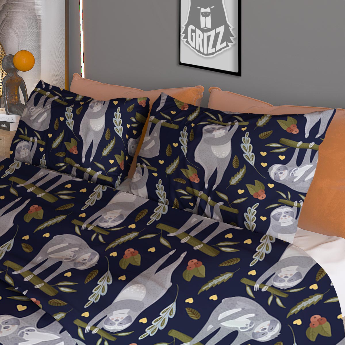 Eruption Volcano Print Duvet Cover Bedding Set