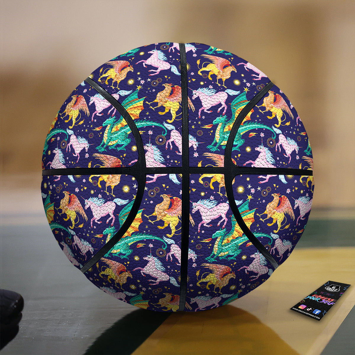 Fantastic Beasts Print Pattern Basketball-grizzshop