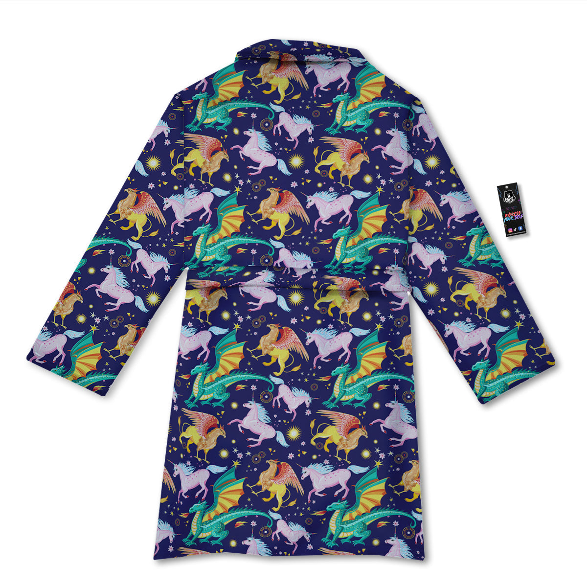 Fantastic Beasts Print Pattern Bathrobe-grizzshop