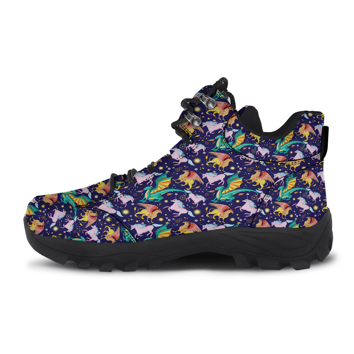 Fantastic Beasts Print Pattern Hiking Shoes-grizzshop