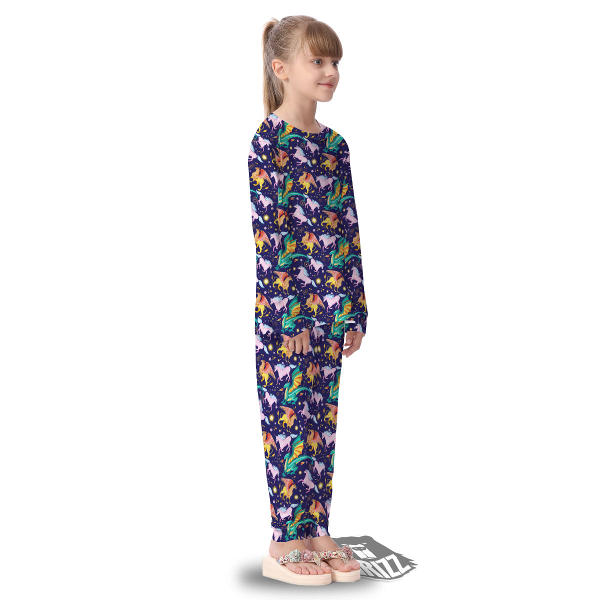 Fantastic Beasts Print Pattern Kid's Pajamas-grizzshop