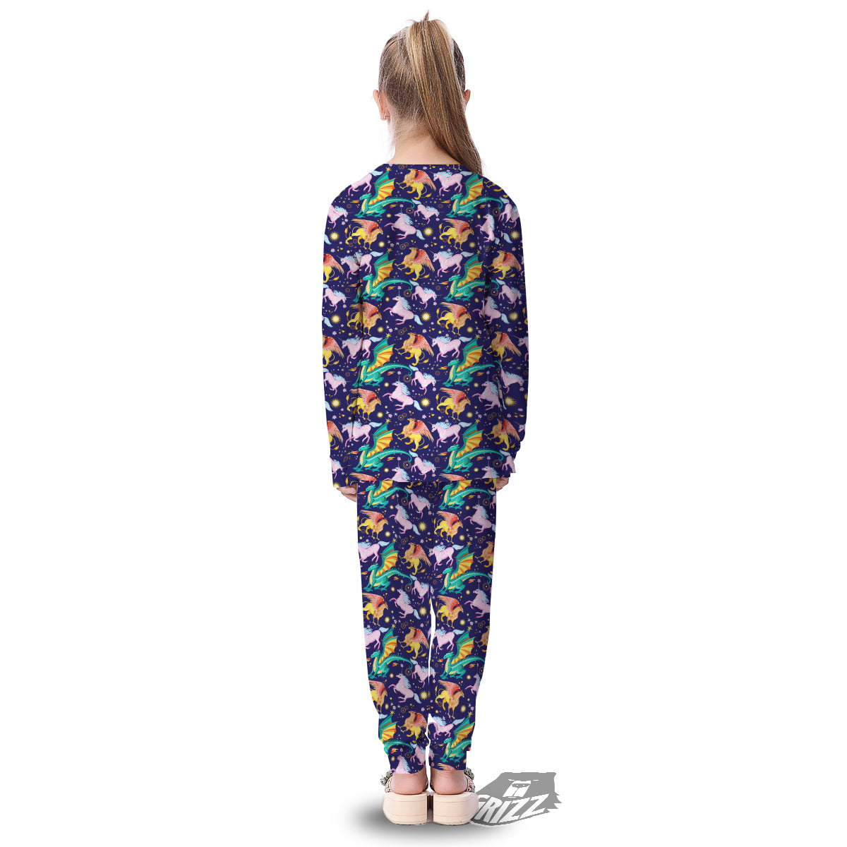 Fantastic Beasts Print Pattern Kid's Pajamas-grizzshop