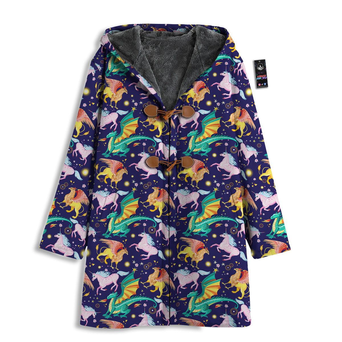 Fantastic Beasts Print Pattern Men's Windbreaker Jacket-grizzshop