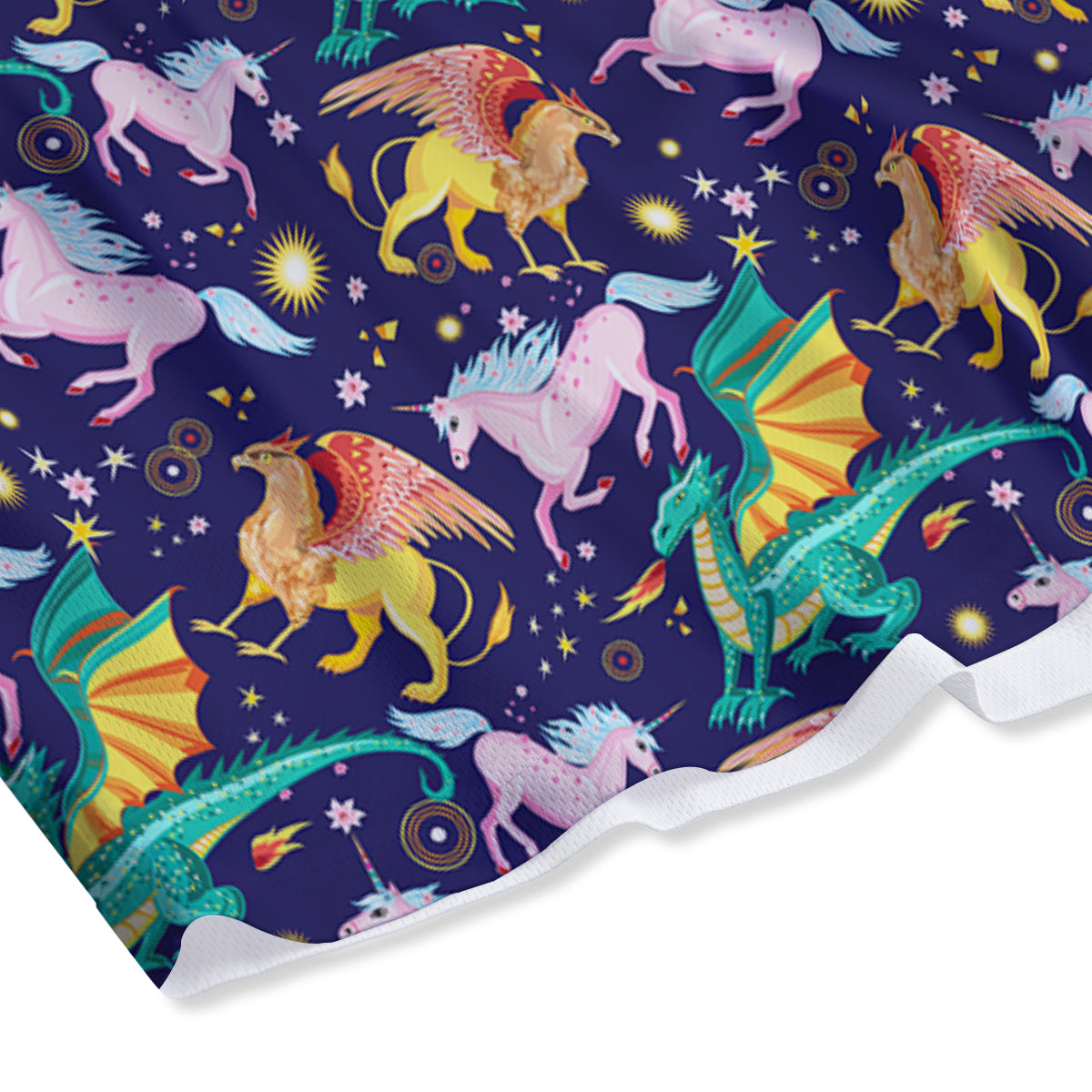 Fantastic Beasts Print Pattern Mesh Shorts-grizzshop
