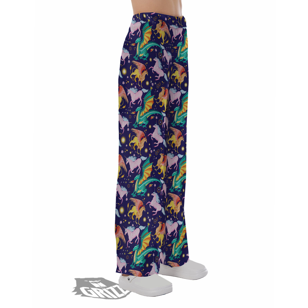 Fantastic Beasts Print Pattern Pajama Pants-grizzshop