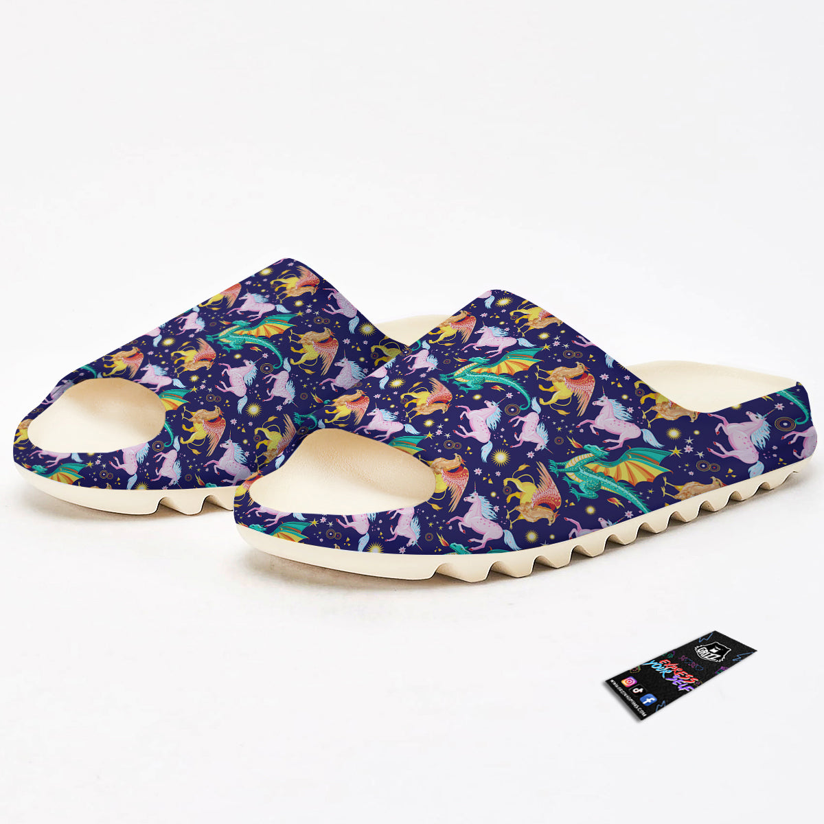 Fantastic Beasts Print Pattern Sandals-grizzshop