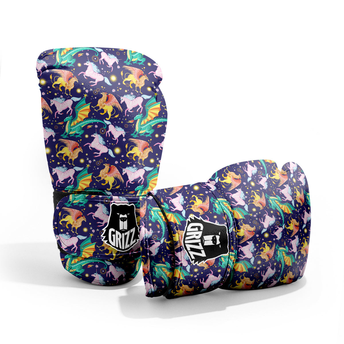 Fantastic Beasts Print Pattern Sparring Gloves-grizzshop