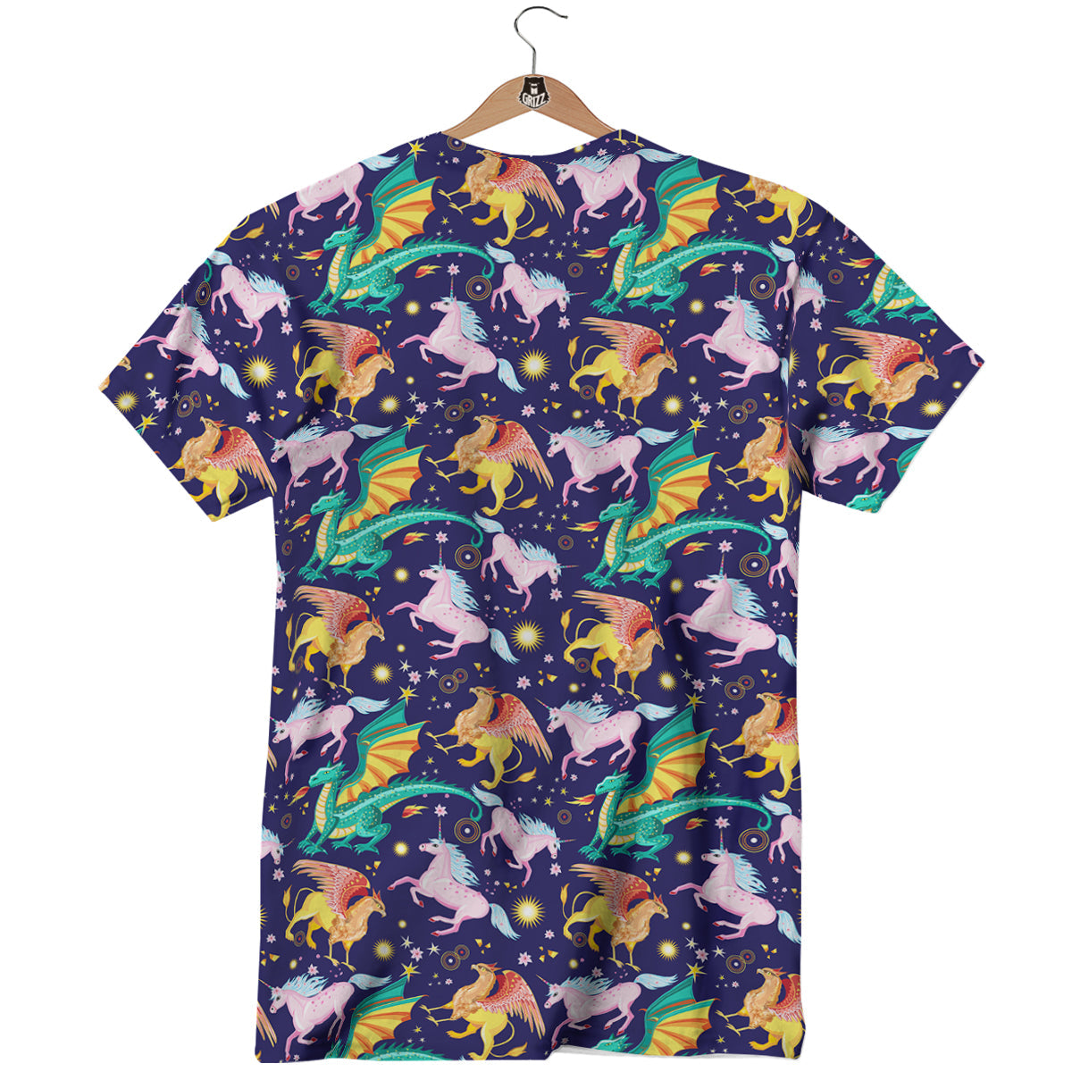 Fantastic Beasts Print Pattern T-Shirt-grizzshop