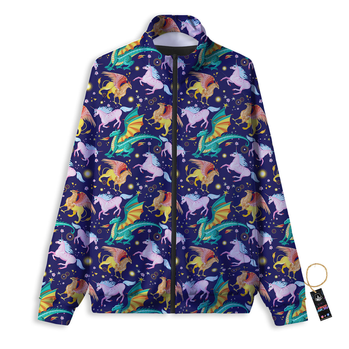 Fantastic Beasts Print Pattern Track Jacket-grizzshop