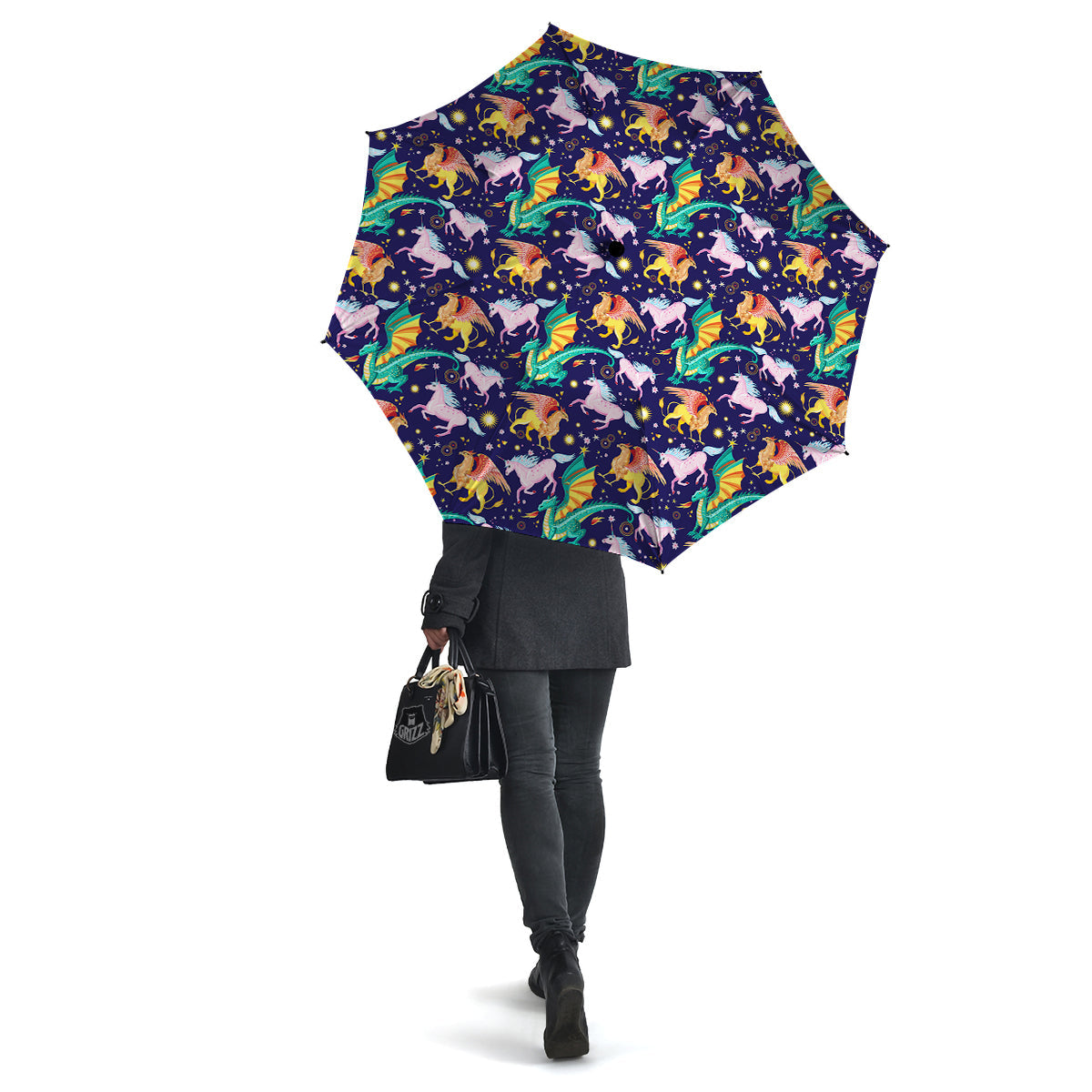 Fantastic Beasts Print Pattern Umbrella-grizzshop