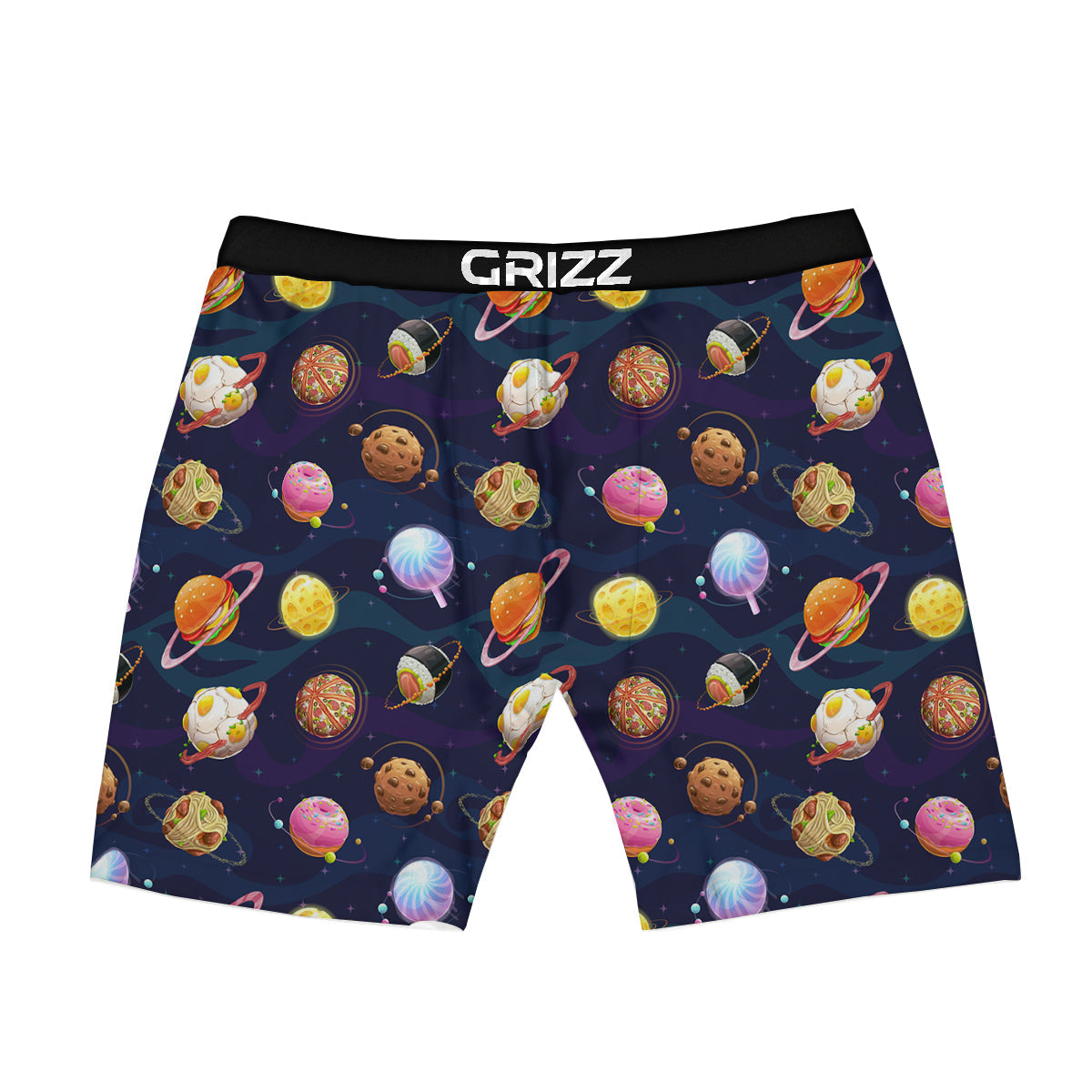 Fantasy Food Planets Print Pattern Boxer Briefs-grizzshop