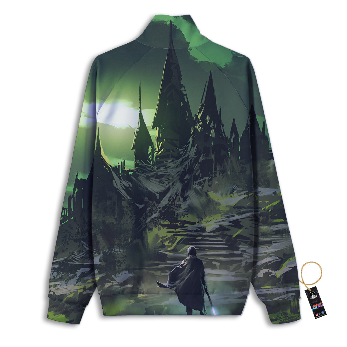 Fantasy Knight And Castle Track Jacket-grizzshop